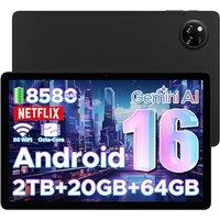 DOOGEE TAB A9+ Newest 2026 Android 16 Tablet, 11 Inch Tablet with Gemini AI, 8580mAh & T7200 Octa Core Android Tablets, 20GB+64GB/2TB LPDDR4X, 13MP+5M