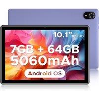 DOOGEE U9 10 inch Tablet Android Tablets 2025 Newest 7GB RAM 64GB ROM 1TB TF, Bluetooth 5.0 WIFI Tablets, 5060mAh Battery 1280x800 HD IPS Screen, OTG,