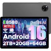 DOOGEE TAB A9+ Newest 2026 Android 16 Tablet, 11 Inch Tablet with Gemini AI, 8580mAh & T7200 Octa Core Android Tablets, 20GB+64GB/2TB LPDDR4X, 13MP+5M
