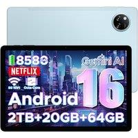 DOOGEE TAB A9+ Newest 2026 Android 16 Tablet, 11 Inch Tablet with Gemini AI, 8580mAh & T7200 Octa Core Android Tablets, 20GB+64GB/2TB LPDDR4X, 13MP+5M