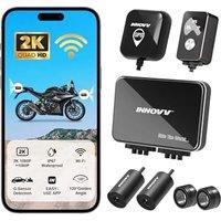 K7 Motorcycle Dash Cam Front and Rear and Lens Protector