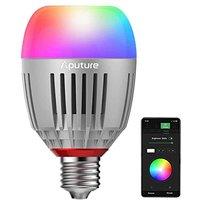 Aputure Accent B7C Smart Led Light Bulbs 7W RGBWW, TLCI 96+ CRI 95+ 2,000-10,000K Adjustable 0-100% Stepless Dimming CCT/HSI/FX Mode Sidus Link App Co