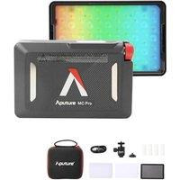 Aputure MC Pro (RGB, 2000K-10000K) Mini LED Panel Light - Aluminum Case with IP65, Professional Optical Lens, Extra-Long Battery Life, Built-in Light