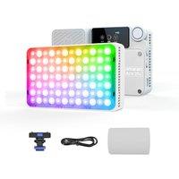Amaran Ace 25c RGBWW Full Color LED Light, 32W On-Camera Video Light, 2300K-10000K, 5908 Lux @ 0.5m, USB-C Fast Charging, Magnetic Mount, 12 Lighting