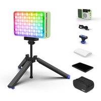 Amaran Ace 25c RGBWW LED Light - Kits, 32W On-Camera Video Light, 2300K-10000K, 5908 Lux @ 0.5m, USB-C Fast Charging, Magnetic Mount, 12 Lighting Effe