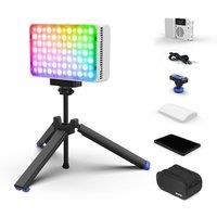 Amaran Ace 25c RGBWW LED Light - Kits, 32W On-Camera Video Light, 2300K-10000K, 5908 Lux @ 0.5m, USB-C Fast Charging, Magnetic Mount, 12 Lighting Effe