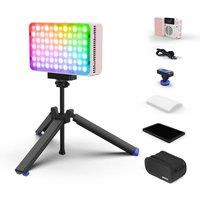 Amaran Ace 25c RGBWW LED Light - Kits, 32W On-Camera Video Light, 2300K-10000K, 5908 Lux @ 0.5m, USB-C Fast Charging, Magnetic Mount, 12 Lighting Effe