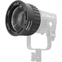 CF4 Fresnel for Storm 80c - 10cm Compact Fresnel with Mini ProLock Stand, 5.5x Light Amplifier, 15 to 40 Adjustable Beam Angle, Soft Light Body, S