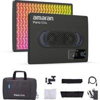 amaran Pano 120c Kit 120W RGBWW Full-Color Panel Light, Up to 13,490 Lux @ 1m, USBC PD & 150W DC Powered, Includes Softbox, Grid, Diffuser, Carryin