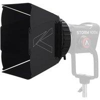 Aputure CF7 Fresnel and Barn Doors Kit 7-Inch Bowens Mount Fresnel Lens for STORM 400x, Includes Barn Doors and Carrying Case