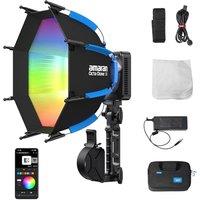 amaran Ray 120c 120W Ultra-Compact Full-Color COB Light with Bowens Mount, USB-C PD & Ace E-Lock, IP54 Weather-Resistant