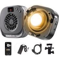 amaran Halo 100x 100W Bi-Color COB Video Light, 4,890 Lux @1m, Ultra-Compact Bowens Mount, USB-C PD & DC Power, CRI 96+, TLCI 97+, DMX & App Control f