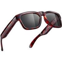 OhO sunshine Water Resistant Audio Sunglasses,Fashionable Bluetooth Sunglasses to Listen Music and Make Phone Calls,UV400 Polarized Lens Brown Brown +