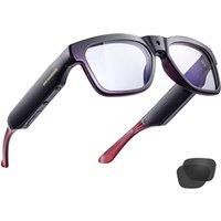 OhO Smart Glasses,128G Camera & Bluetooth Sunglasses with Open Ear Speaker Headset Headphone, Indoor&Outdoor Sports,Polarized UV Protection,For Men Wo