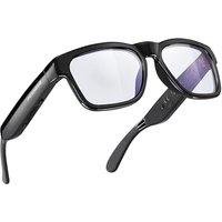 OhO sunshine AI Translation Smart Glasses with Bluetooth Speaker for Real Time Interpretation Black Glossy