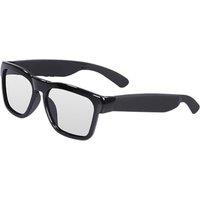 OhO sunshine Wireless AI Language Smart Glasses Translator Headset 164 Language Translation Black black+Transition & blue light blocking lens