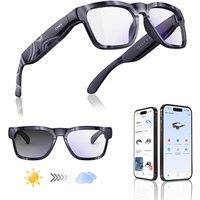 OHO AI Glasses with Bluetooth Audio, Hands-Free Calling, High-Impact 2.0mm Photochromic Blue Light Lenses, Sweat Resistant