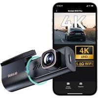 Botslab Dash Cam 4K, 360 Rotatable Mini Car Camera with Super Capacitor, Dual-Band WiFi & Bluetooth dashcam, Night Vision, 24H Smart Parking Mode, A