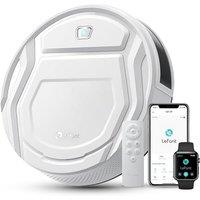 Lefant M210 Robot Vacuum Cleaner, 2200Pa Strong Suction, 7.8cm Thin 28cm DIA, Automatic Self-Charging Small Robotic Vacuum, Wi-Fi/App/Alexa Remote Con
