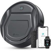 Lefant M210P Grey Robot Vacuum Cleaner Remote Control, Small Robot Robotic Vacuum 7.8cm Thin 28cm DIA, 2200 Pa Suction, Alexa Voice Control Self-Charg