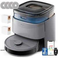 Lefant M3 Max Gen-1 Robot Vacuum Cleaner with Mop, All-in-One Self-Emptying Station, 15,000Pa Strong Suction, Dual-Spin Mops, dToF Laser Navigation, A