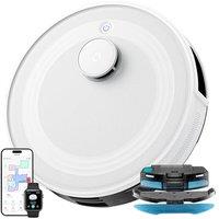 Lefant M2 Robot Vacuum Cleaner with Mop Room Mapping, 6000Pa, dToF Laser Navigation, 140 Minute, 2.4G/5G Wi-Fi/App/Alexa, Customizable Cleaning, Ideal