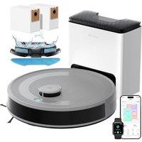 Lefant M2S Plus Robot Vacuum and Mop, 10,000Pa Suction, 75 Days Hands-Free, Self-Emptying, dToF Laser Navigation, PSD Obstacle Avoidance,240Min Runtim