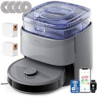 Lefant M3 Max Robot Vacuum Cleaner with Mop, All-in-One Station with 20,000Pa Suction, Self-Emptying & Auto Mop Wash&Dry, dToF Laser Navigation, APP/A