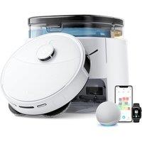 Lefant M3 Robot Vacuum Cleaner with Mop, 12,000Pa Suction, All-in-One Station Self-Emptying, dToF Laser Navigation, Dual-Spin Mops, 45C Hot Water Au