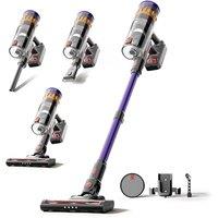 Lefant V1 Cordless Vacuum Cleaner, 40000Pa Suction, 5-Stage Filtration, LED Display & Lights, 42Min Runtime, for Floors/Carpets/Pet Hair/Car, Violet