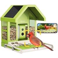 Birdfy Smart Bird Feeder Camera, Durable Metal Feeders: Auto-Identify & Notify, Capture Videos, Live Bird Watching Camera Wireless Outdoor, Solar Powe