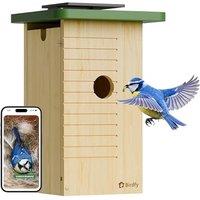 Birdfy Smart Bird House with Camera Solar Powered, 1080HD Live Video & Night Vision for 24/7 Nesting Recording, Auto Detect & Notify, Ideal Nature Gif