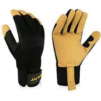 Intra-FIT Professional Anti-Vibration Glove EN ISO 10819: 2013 / A1: 2019 & EN 388:2016 Certified, Reinforced Palm and Thumb, Ideal For Road Breakers,