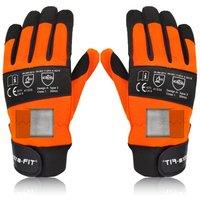 Intra-FIT Chainsaw Gloves Saw Protectionon on Both Hands, CLASS 1, Latest Standard EN ISO 11393-4, EN 388: 4122X Cut-resistance Gloves