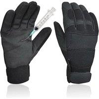 Intra-FIT Needle Puncture & Cut Resistant Gloves, Flexible and Breathable Safety Work Gloves for Men Size L