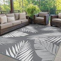 GENIMO Outdoor Rug 180x275cm,Garden Rugs Waterproof Reversible Washable UV Resistant Carpet Modern Large Area Rugs for Patios, Garden, RV, Picnic, Bac