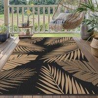 GENIMO Outdoor Rug 120x180cm  Waterproof Reversible Garden Rug, Washable UV Resistant Plastic Carpet for Patio, Balcony, RV, Picnic, Backyard  B