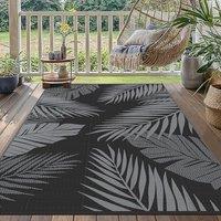 GENIMO Outdoor Rug 120x180cm  Waterproof Reversible Garden Rug, Washable UV Resistant Plastic Carpet for Patio, Balcony, RV, Picnic, Backyard  B