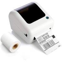 JADENS 4x6 Wireless Bluetooth Thermal Shipping Label Printer, Bluetooth & USB Connection, Compatible with Mac Windows iOS Android, Works with Amazon S