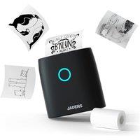 JADENS Mini Thermal Printer Mini Thermal Printer Black