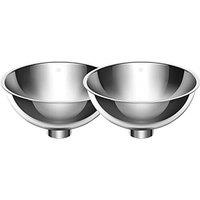 PETKIT Double Stainless Steel Cat Bowls Replacement Bowls, Easy to Clean, 2 pcs