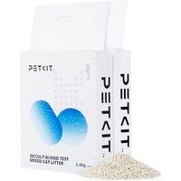 PETKIT Tofu Cat Litter, Fast Clumping, Tofu & Bentonite Mixed Cat Litter with Occultblood Test Particles, Ultra Absorbent, Odor Control and Flushable,