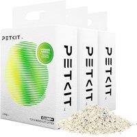 PETKIT Upgraded Clump+ Tofu Mixed Cat Litter, Ultra Absorbent and Fast Drying, 7.2kg/12L 100% Natural Ingredients Odor Eliminating Clumping Cat Litter