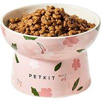 PETKIT Raised Cat Bowl, Ceramic Cat Food Bowl Non-slip, Stress Free, Anti Vomiting, Backflow Prevention Cat Water Bowl, Dishwasher and Microwave Safe,