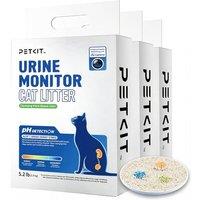 PETKIT Tofu Cat Litter, Superior Clumping Flushable, 7.2kg/12L Colour Changing for Urine pH Indicator, 100% Natural Ingredients Tofu Litter,& Dust-Fre