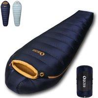 Down Sleeping Bag [620FP-RDS], sleeping bags for adults features a graphene antistatic lining for superior warmth, suitable for camping, hiking, backp