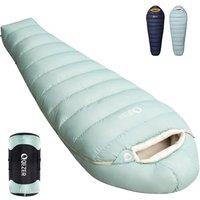 Down Sleeping Bag [620FP-RDS], sleeping bags for adults features a graphene antistatic lining for superior warmth, suitable for camping, hiking, backp