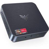 NiPoGi Mini PC AMD Ryzen 7 5700U (up to 4.3GHz, 8C/16T) Mini Computer 32GB RAM 512GB SSD Mini PC Windows 11 AMD Radeon Graphics Support 4K@60Hz Output
