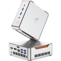 NiPoGi P2 Mini PC Windows 11 Pro Mini PC AMD Ryzen 4300U (eat N95/N150/3300U,up to 3.7GHz) 16GB RAM+512GB SSD Mini Computer 4K Triple Display/HDMI+D