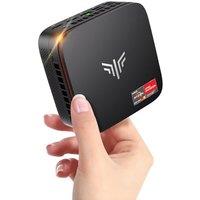 NiPoGi Pinova P1 Mini PC Windows 11 Pro,Mini PC AMD Ryzen 4300U(Up to 3.7 GHz,eats N150/N97),16GB RAM 512GB M.2 SSD Mini Computer,Triple 4K@60Hz Dis
